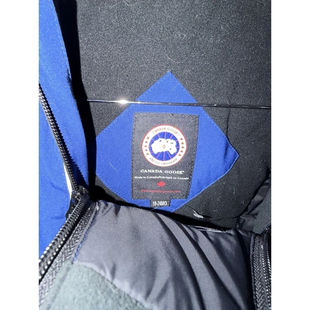 Canada Goose Baby Snowsuit  Bunting Blue 18-24m